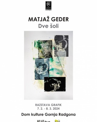 Odprtje razstave grafik Matjaža Gederja: Dve šoli
