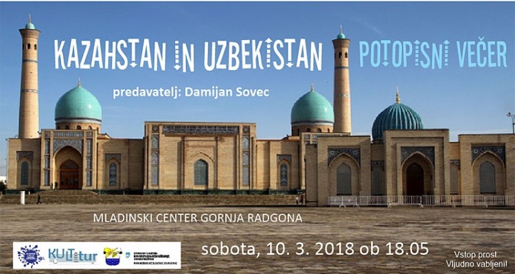 Potopisni večer z Damjanom Sovcem: Kazahstan in Uzbekistan